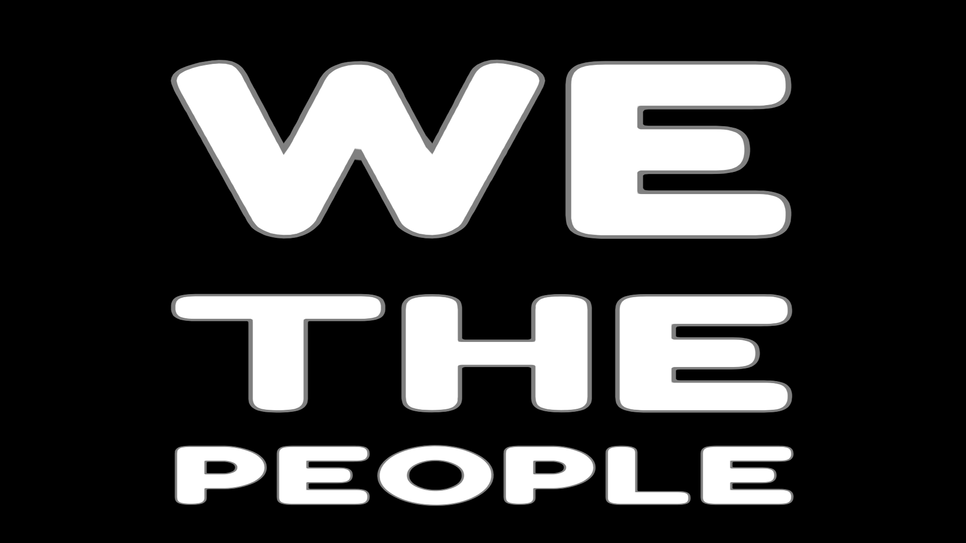 No Kings Blipper kinetic typography on Fire TV