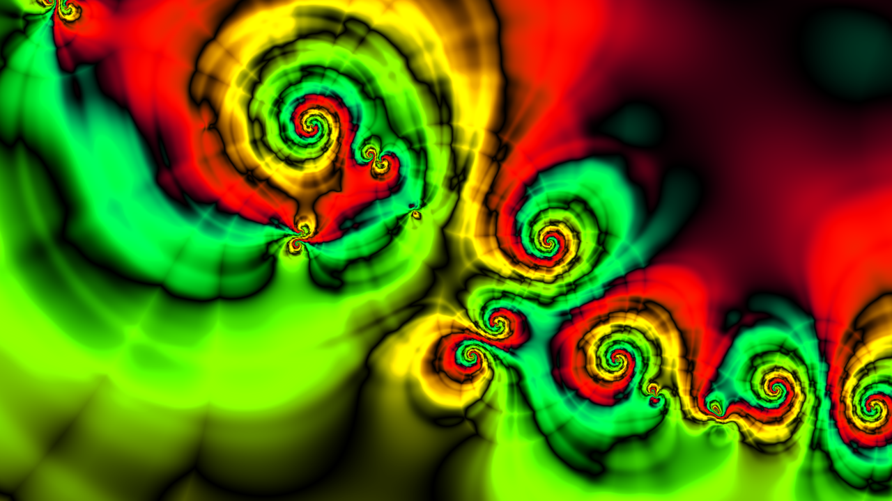 PsychoDeli+ stained glass on macOS